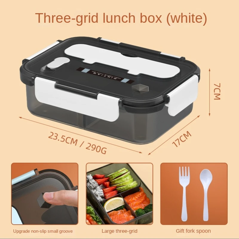 Snacks Food Warmer - Boîte à déjeuner transparente pour enfants,