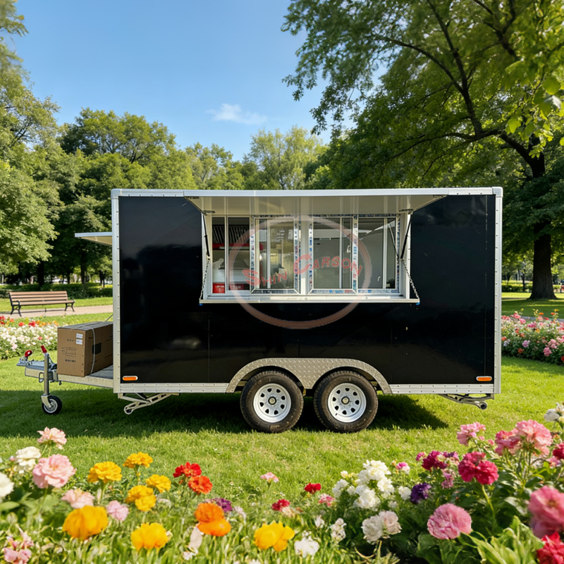 Food Snacks For Camping - Camion de nourriture mobile, véhicule de