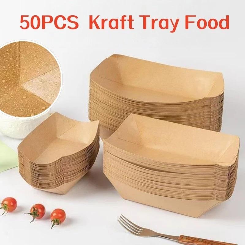 Barquettes jetables en papier  - Food Snacks For Camping avis et prix