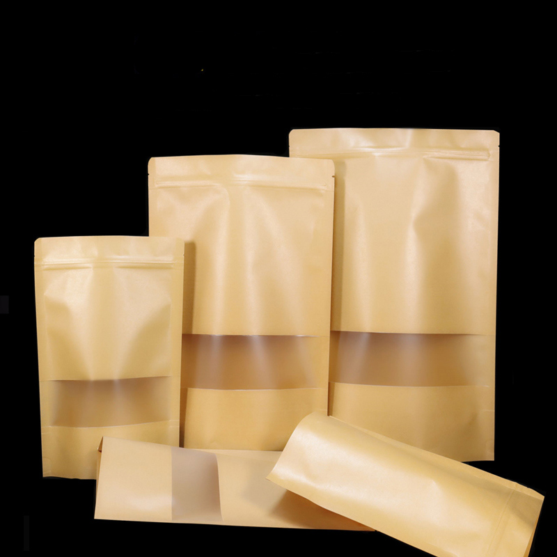 100 pièces marron Doypack Kraf - Food Snacks Packets avis et prix