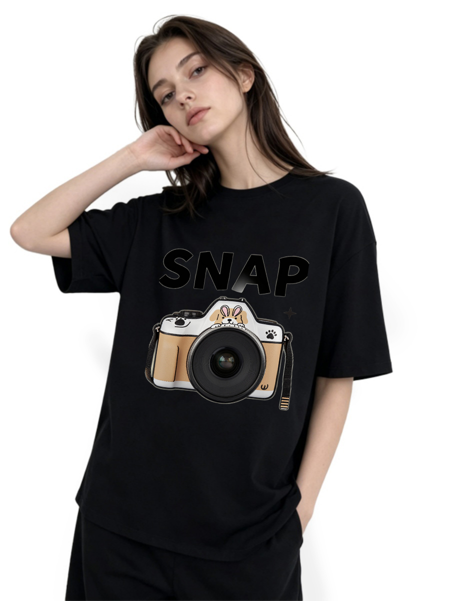 T-shirts en coton avec poche p - Food Energy Snacks avis et prix