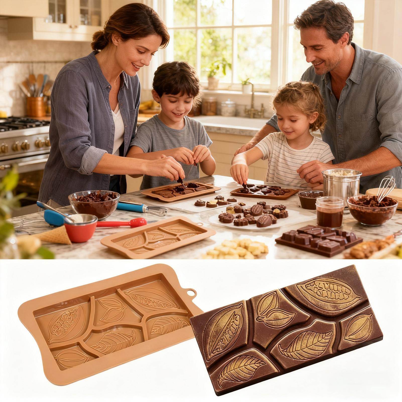 Moule à chocolat en silicone d - Food Energy Snacks avis et prix