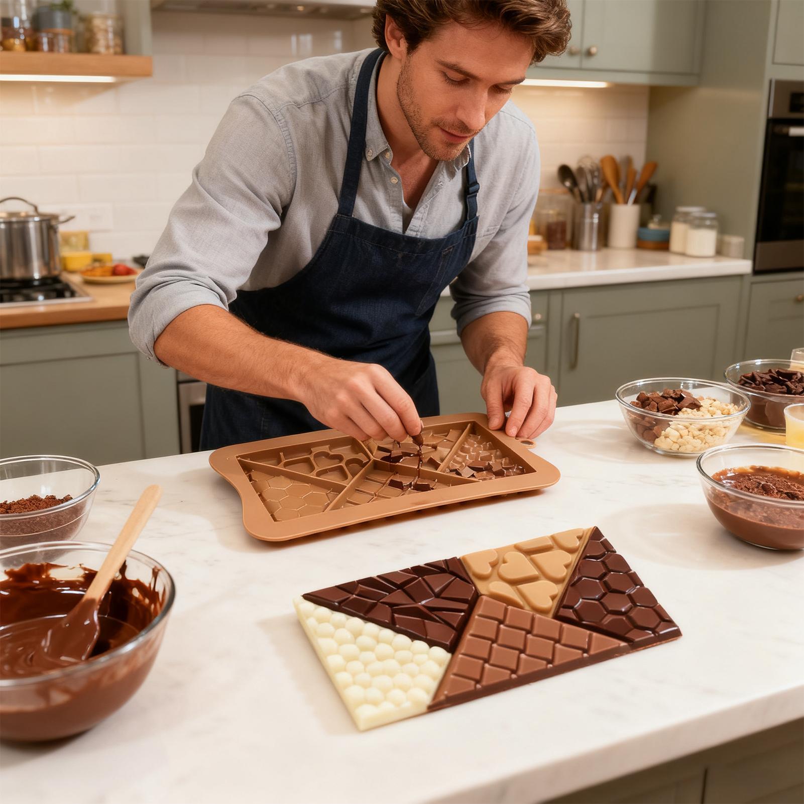 Moule à chocolat en silicone d - Food Energy Snacks avis et prix