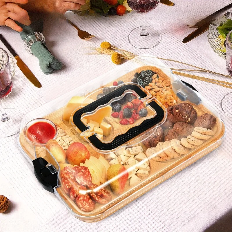 Plateau à fromage en bois, pla - Food Snacks For Camping avis et prix